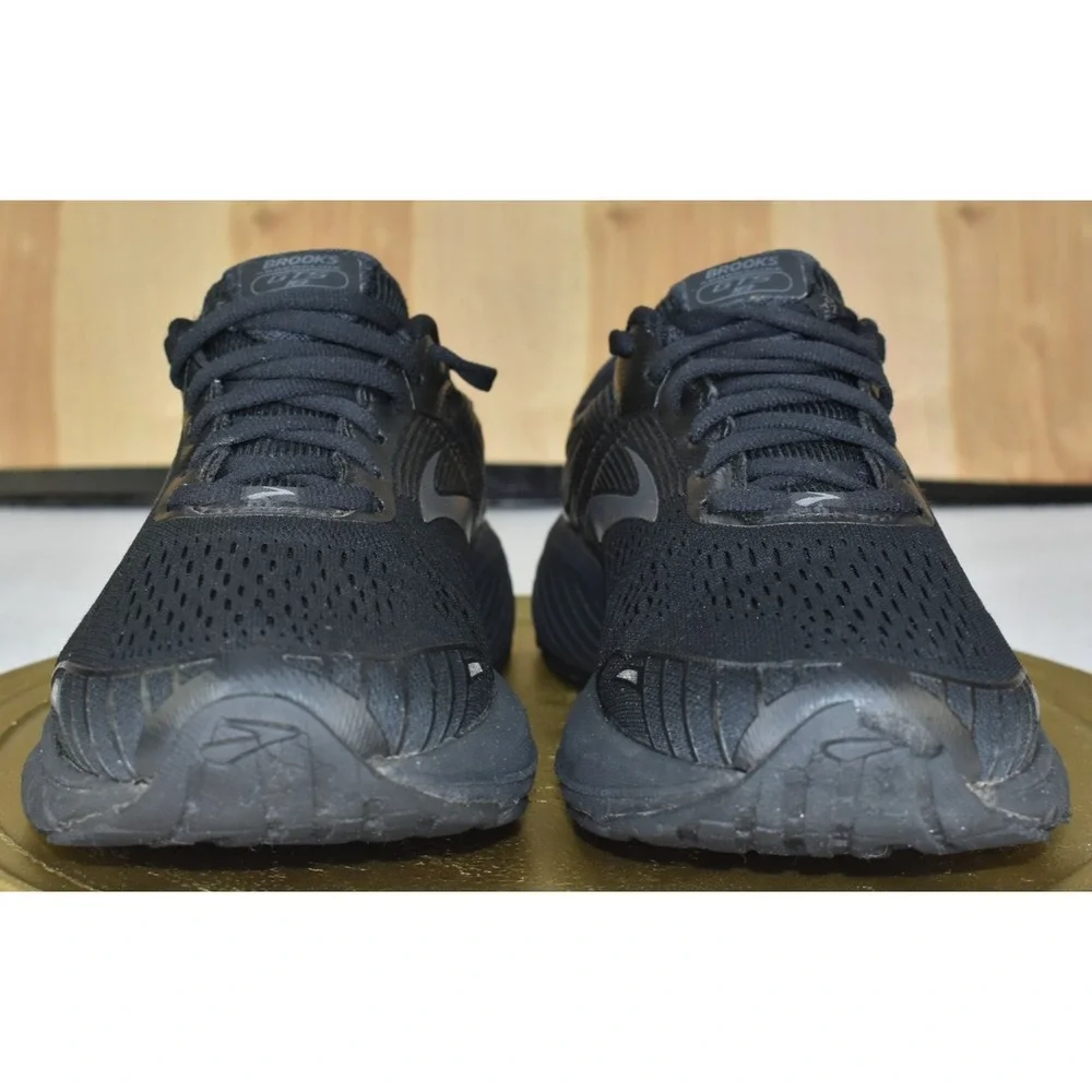 Brooks Adrenaline GTS 18 Women Shoes Size 9 B Black Running Comfort Sneakers